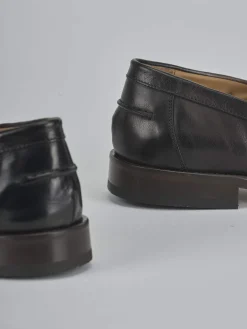 Clearance Mocassini tacco 1cm pelle Uomo Mocassini