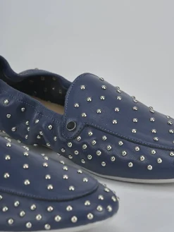 New Mocassini tacco 1cm pelle Donna Mocassini