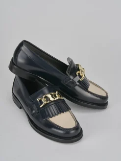 New Mocassini tacco 1cm pelle Donna Mocassini