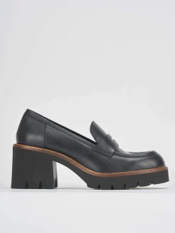 Outlet Mocassini tacco 5cm pelle Donna Mocassini