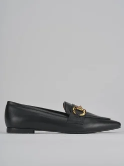 Hot Mocassini tacco 1cm pelle Donna Mocassini