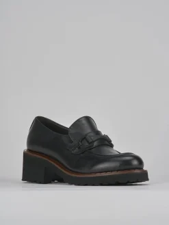 Discount Mocassini tacco 5cm pelle Donna Mocassini