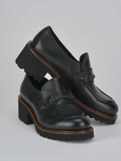 Discount Mocassini tacco 5cm pelle Donna Mocassini