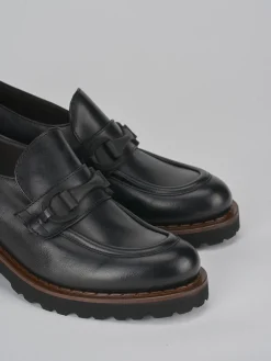 Discount Mocassini tacco 5cm pelle Donna Mocassini