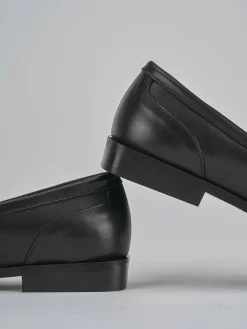 Clearance Mocassini tacco 1cm pelle Donna Mocassini