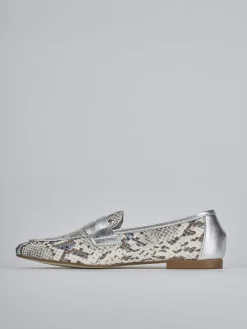 Sale Mocassini tacco 1cm pitone Donna Mocassini