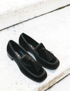 Best Mocassini tacco 2cm velluto Donna Mocassini