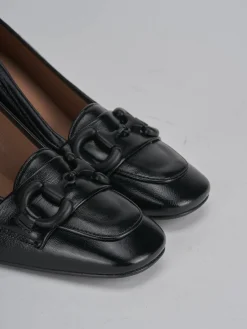 Clearance Mocassini tacco 8cm vernice Donna Mocassini