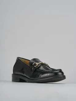 Hot Mocassini tacco 2cm vernice Donna Mocassini