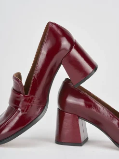 Sale Mocassini tacco 8cm vernice bordo' Donna Mocassini