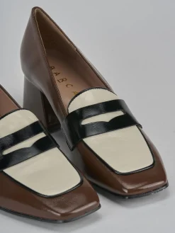 Outlet Mocassini tacco 6cm vernice testa Donna Mocassini