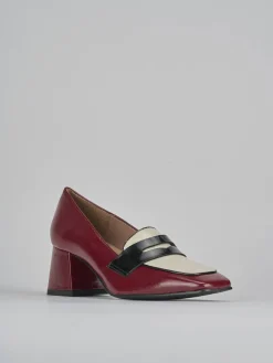 Online Mocassini tacco 6cm vernice bordo' Donna Mocassini