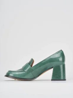 Outlet Mocassini tacco 8cm vernice Donna Mocassini