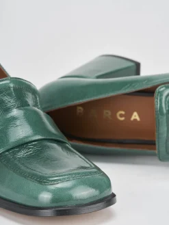 Outlet Mocassini tacco 8cm vernice Donna Mocassini