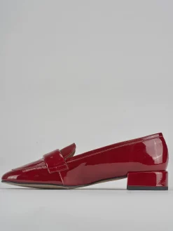 Clearance Mocassini tacco 2cm vernice bordo' Donna Mocassini