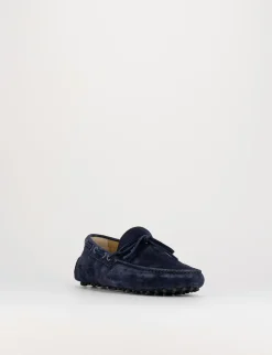 Hot mocassino fondo gomma e soletto interno in vera pelle. tomaia in morbido camoscio Uomo Mocassini