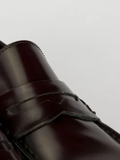 Discount Mocassino tacco 2 cm bordo' pelle Uomo Mocassini