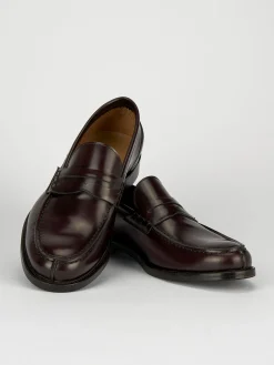 Discount Mocassino tacco 2 cm bordo' pelle Uomo Mocassini