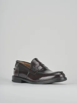 Sale Mocassino tacco 2 cm bordo' pelle Uomo Mocassini