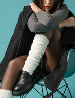 Hot Mocassino tacco 2 cm pelle Donna Mocassini