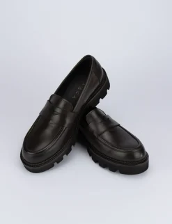 Discount Mocassino tacco 2 cm testa pelle Donna Mocassini