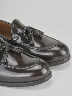 Discount Mocassino tacco 1cm testa pelle Donna Mocassini