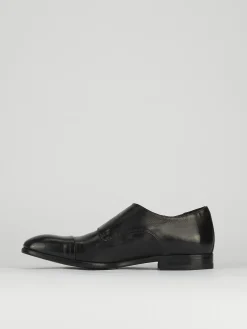 Monk strap tacco 2 cm pelle Uomo Mocassini