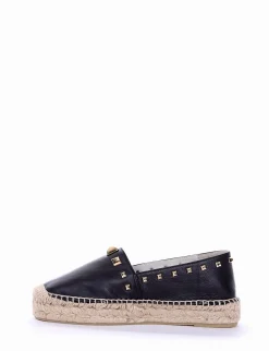 Discount Punta chiusa borchie oro Donna Espadrillas