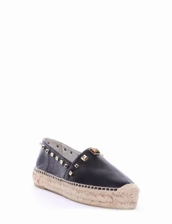 Discount Punta chiusa borchie oro Donna Espadrillas