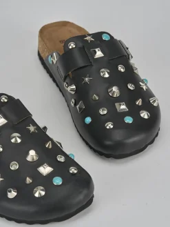 Outlet Sabot pelle Donna Sabot