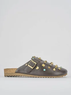 Hot Sabot pelle testa Donna Sabot