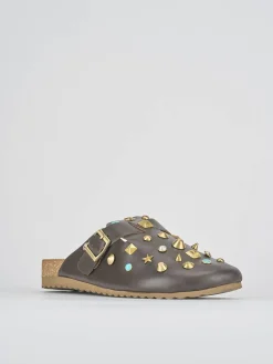 Hot Sabot pelle testa Donna Sabot