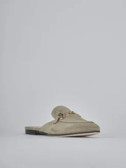 Hot Sabot tacco 1cm camoscio Donna Sabot