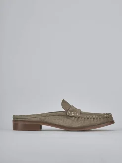 New Sabot tacco 1cm camoscio Donna Sabot