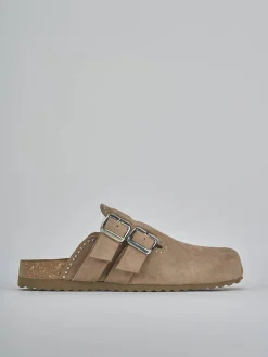 Best Sabot tacco 1cm camoscio Donna Sabot