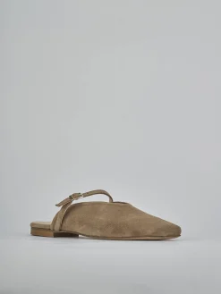 Best Sabot tacco 1cm camoscio Donna Sabot