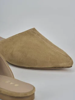 Outlet Sabot tacco 1cm camoscio Donna Sabot