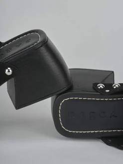 Sabot tacco 7cm camoscio Donna Sabot