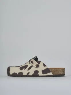 Online Sabot tacco 1cm cavallino testa Donna Sabot