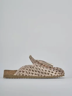 Clearance Sabot tacco 1cm laminato Donna Sabot