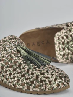 Clearance Sabot tacco 1cm laminato Donna Sabot