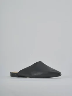 Hot Sabot tacco 1cm pelle Donna Sabot