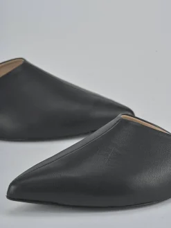 Hot Sabot tacco 1cm pelle Donna Sabot