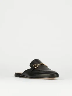 Clearance Sabot tacco 1cm pelle Donna Sabot