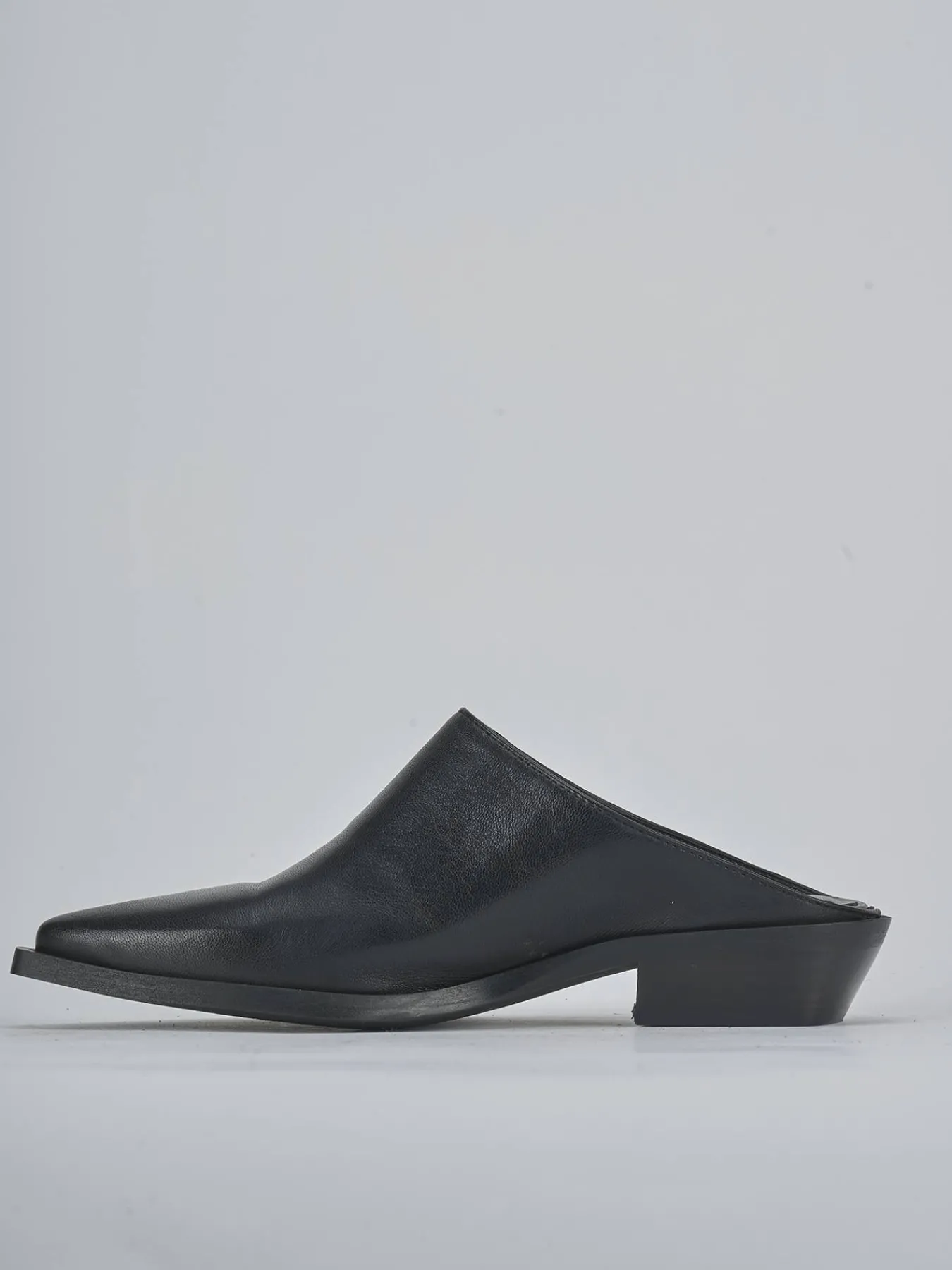 Sale Sabot tacco 3cm pelle Donna Sabot