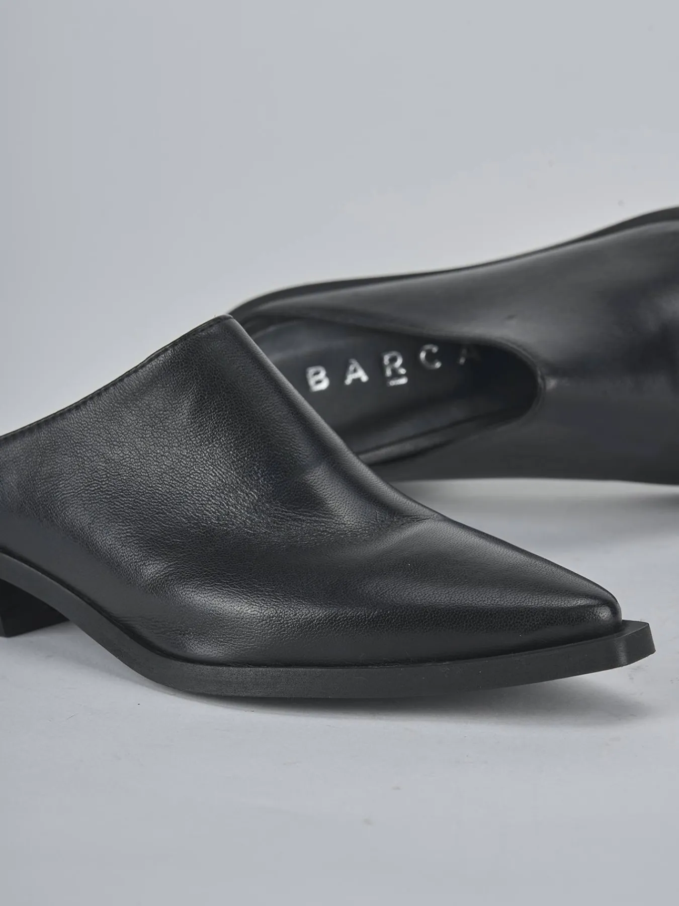 Sale Sabot tacco 3cm pelle Donna Sabot