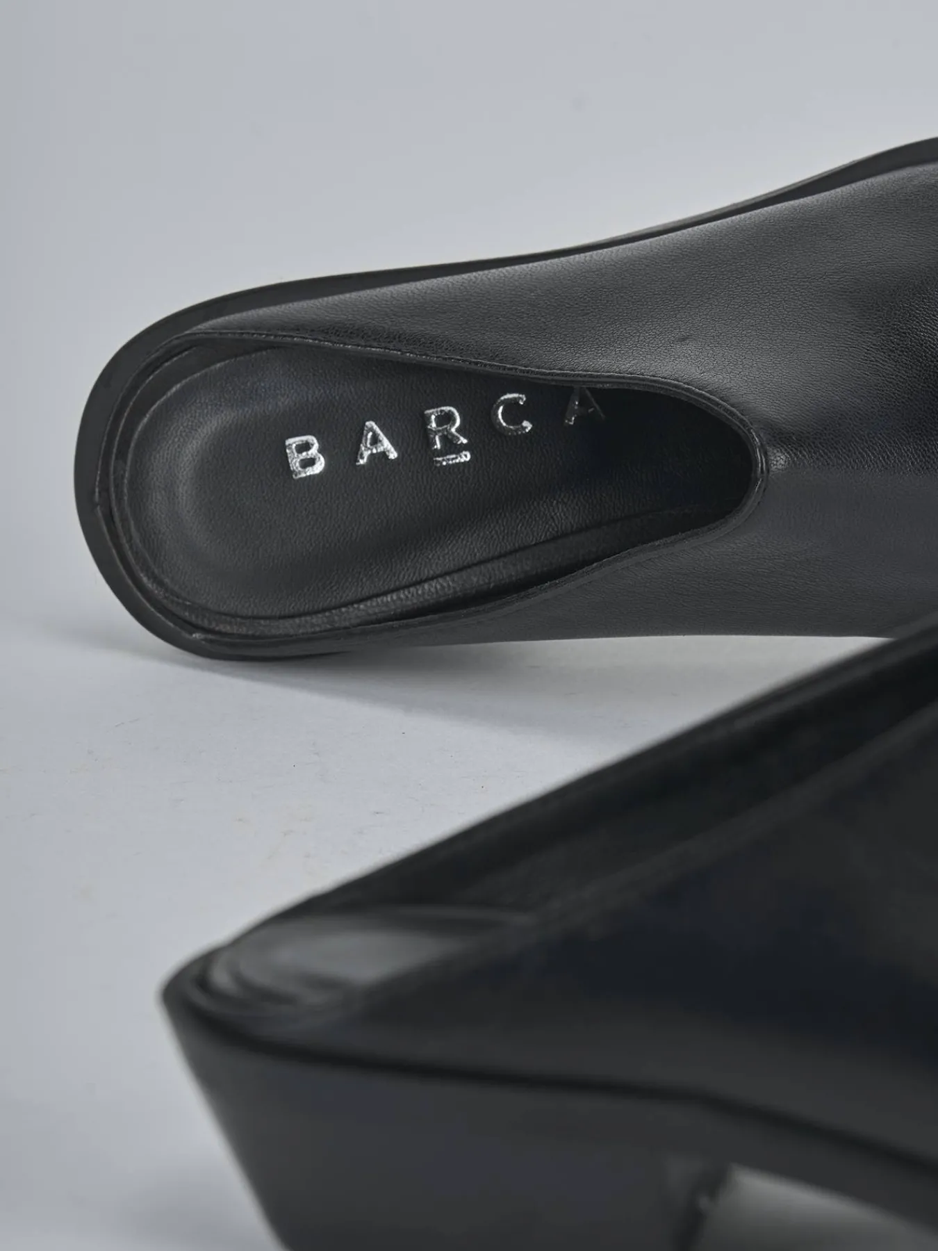 Sale Sabot tacco 3cm pelle Donna Sabot