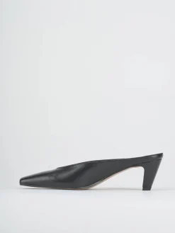 Discount Sabot tacco 5cm pelle Donna Sabot