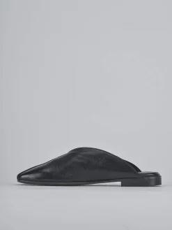 Discount Sabot tacco 1cm pelle Donna Sabot