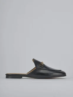 Discount Sabot tacco 1cm pelle Donna Sabot